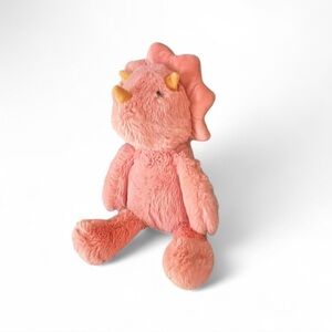 Pink and Orange Stuffed Dinosaur